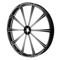 Custom Chrome HARLEY FLASH BLACK ANODIZED 30" X 3.50" FRONT WHEEL NON ABS