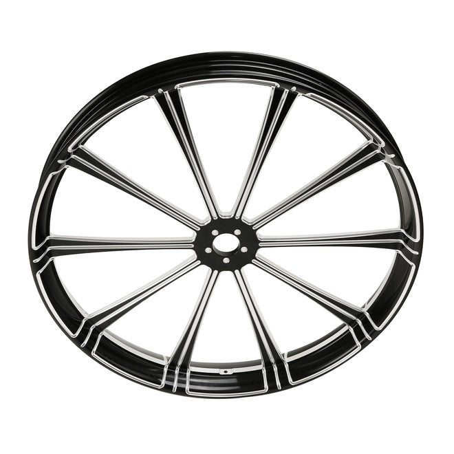 Custom Chrome HARLEY FLASH BLACK ANODIZED 30" X 3.50" FRONT WHEEL NON ABS