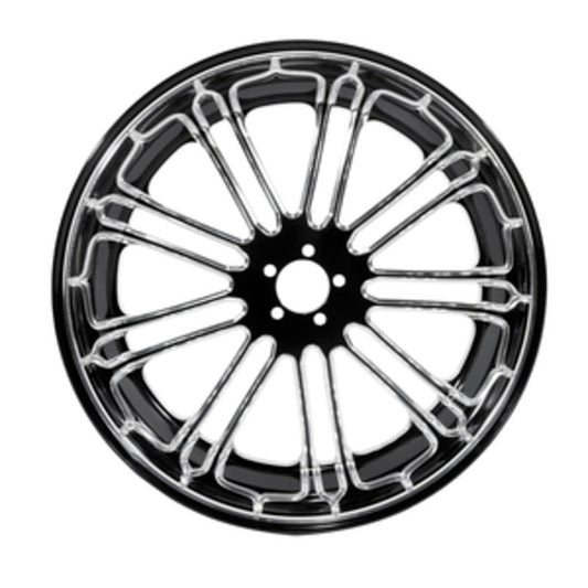 Custom Chrome HARLEY 9 SPOT BLACK ANODIZED 18" X 5.5" REAR WHEEL NON ABS