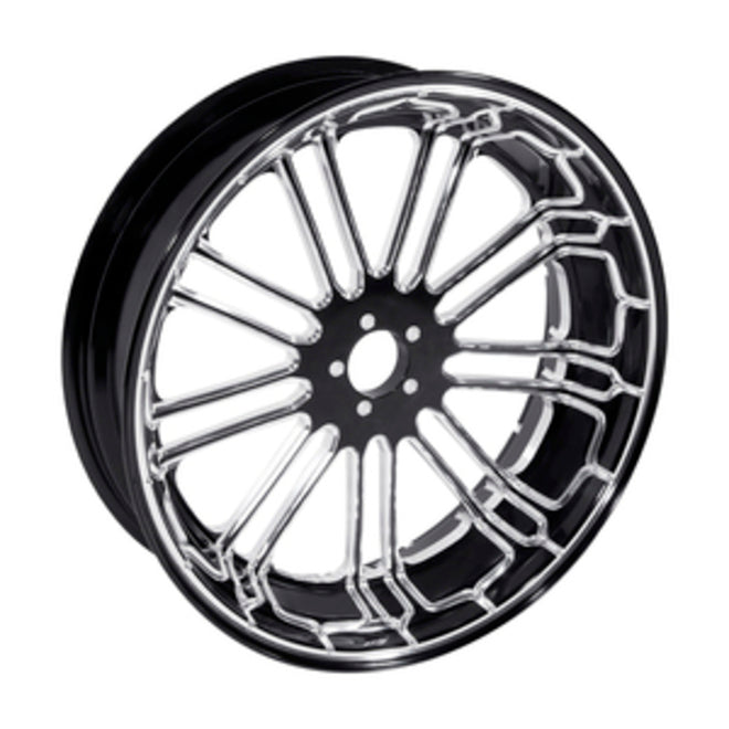 Custom Chrome HARLEY 9 SPOT BLACK ANODIZED 18" X 5.5" REAR WHEEL NON ABS