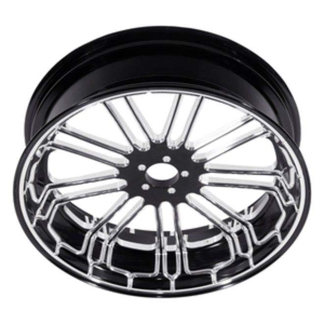 Custom Chrome HARLEY 9 SPOT BLACK ANODIZED 18" X 5.5" REAR WHEEL NON ABS