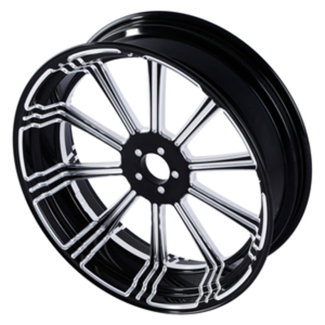 Custom Chrome HARLEY FLASH BLACK ANODIZED 18" X 5.5" REAR WHEEL NON ABS