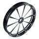 Custom Chrome HARLEY BLACK DALIA BLACK ANODIZED 26" X 3.5" FRONT WHEEL NON ABS