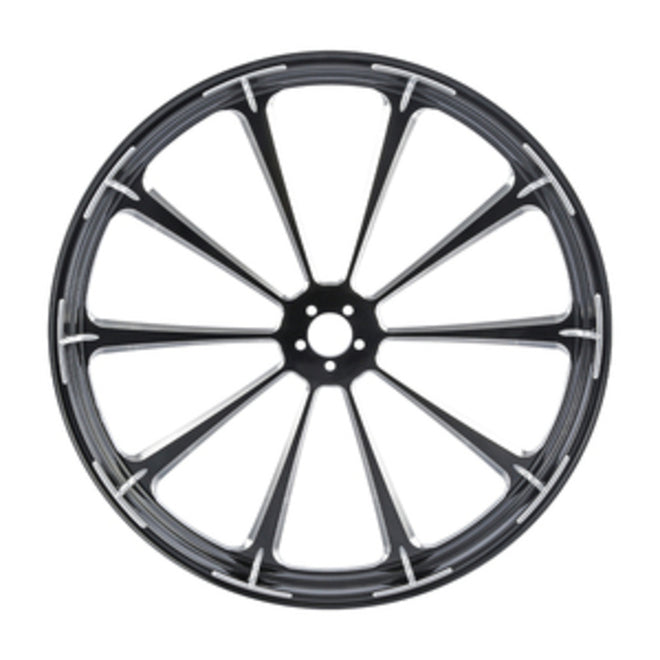 Custom Chrome HARLEY BLACK DALIA BLACK ANODIZED 26" X 3.5" FRONT WHEEL NON ABS