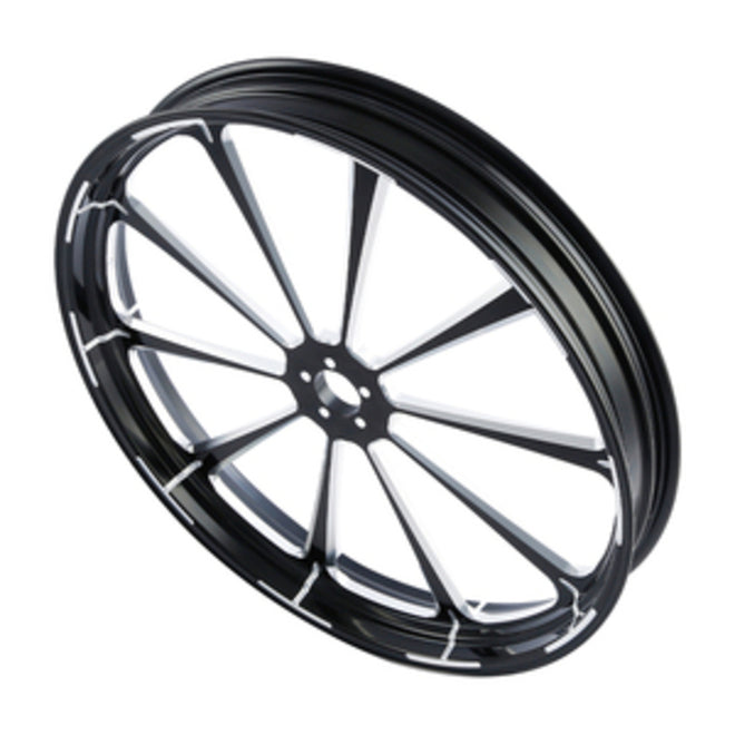 Custom Chrome HARLEY BLACK DALIA BLACK ANODIZED 26" X 3.5" FRONT WHEEL NON ABS