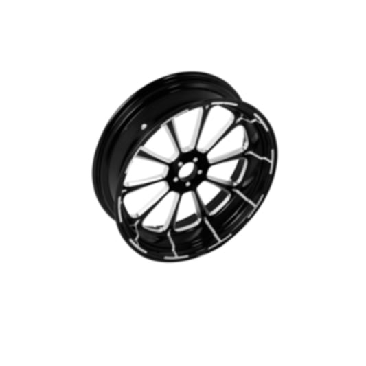 Custom Chrome HARLEY BLACK DALIA BLACK ANODIZED 18" X 5.5" REAR WHEEL NON ABS