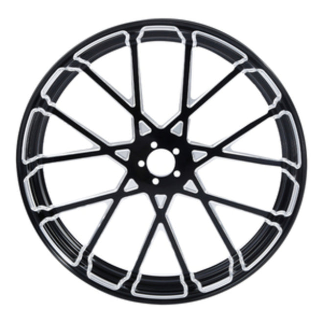 Custom Chrome HARLEY PRISM BLACK ANODIZED 21" X 3.5" FRONT WHEEL NON ABS