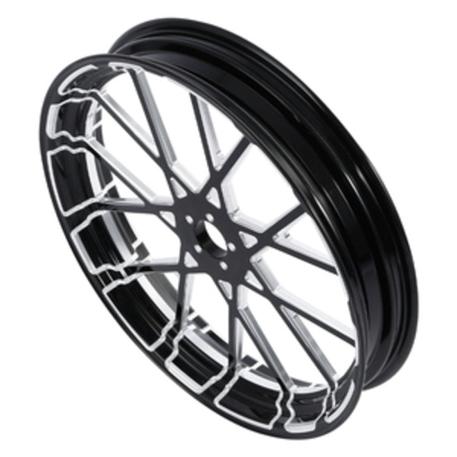 Custom Chrome HARLEY PRISM BLACK ANODIZED 21" X 3.5" FRONT WHEEL NON ABS