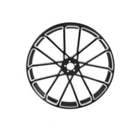 Custom Chrome HARLEY PRISM BLACK ANODIZED 23" X 3.5" FRONT WHEEL NON ABS