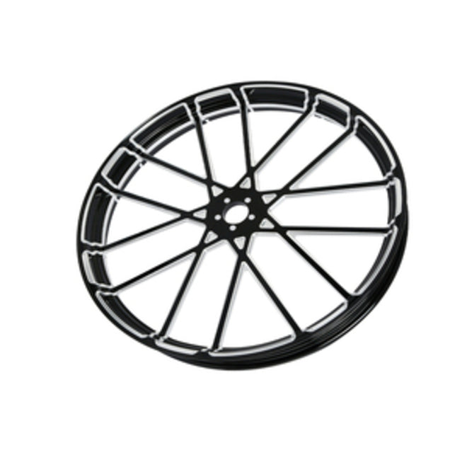 Custom Chrome HARLEY PRISM BLACK ANODIZED 30" X 3.5" FRONT WHEEL NON ABS