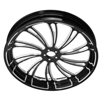 Custom Chrome HARLEY THE DUKE BLACK ANODIZED 21" X 3.5" FRONT WHEEL NON ABS