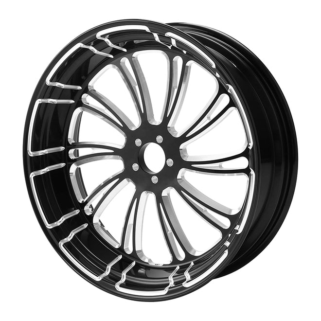 Custom Chrome HARLEY THE DUKE BLACK ANODIZED 18" X 5.5" REAR WHEEL NON ABS