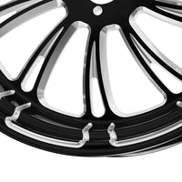 Custom Chrome HARLEY THE DUKE BLACK ANODIZED 18" X 5.5" REAR WHEEL NON ABS