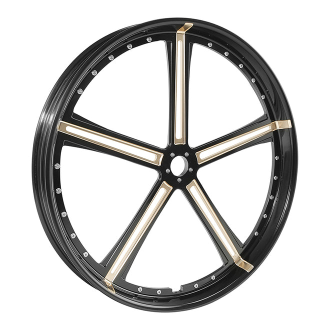 Custom Chrome HARLEY NOLA BLACK ANODIZED 30" X 3.5" FRONT WHEEL NON ABS