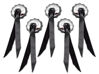 HARLEY Schwarze Leder-Satteltaschen-Conchos Passend für 0- Alle Modelle