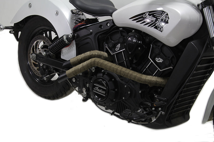 HARLEY Kupfer Fiberglas Auspuffband Passend für 0- Custom, Anwendung