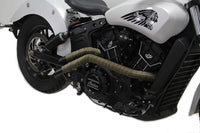 HARLEY Kupfer Fiberglas Auspuffband Passend für 0- Custom, Anwendung