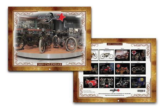 HARLEY 2019 Motorradpedia Museum Kalender Passend für 0-  Custom,