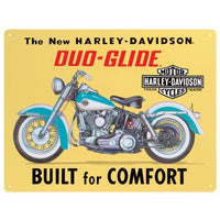 HARLEY Built for Comfort Konturgestanztes Blechschild Passt 0- Alle,