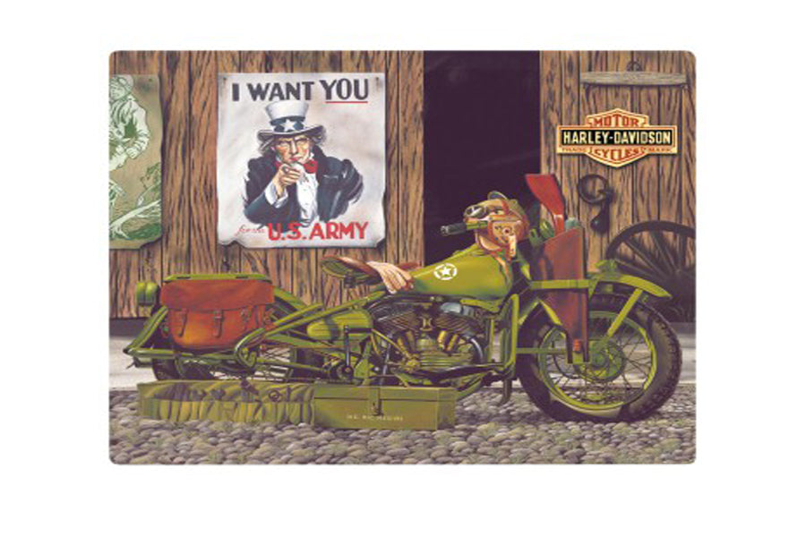 HARLEY Freedom Riders Die-Cut Blechschild Passt 0- Alle,