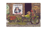 HARLEY Freedom Riders Die-Cut Blechschild Passt 0- Alle,
