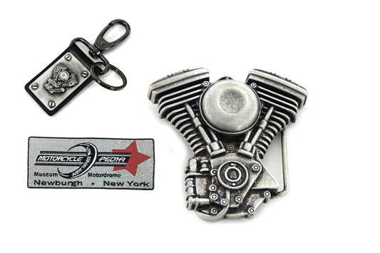 HARLEY V-Twin Mens Evolution Engine Buckle and Fob Set fits 0-  All,