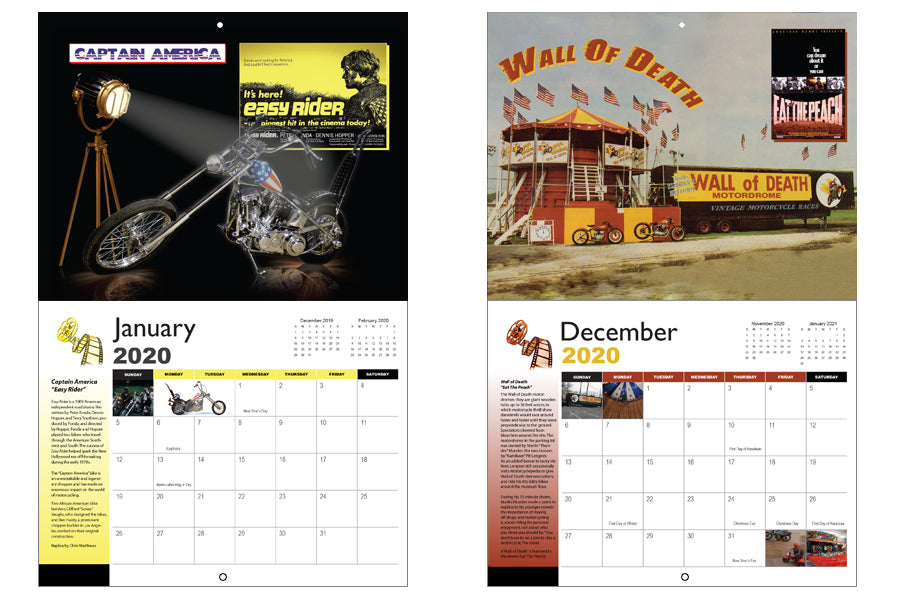 HARLEY Motorcyclepedia Museum 2020 Kalender Passend für 0- Alle,