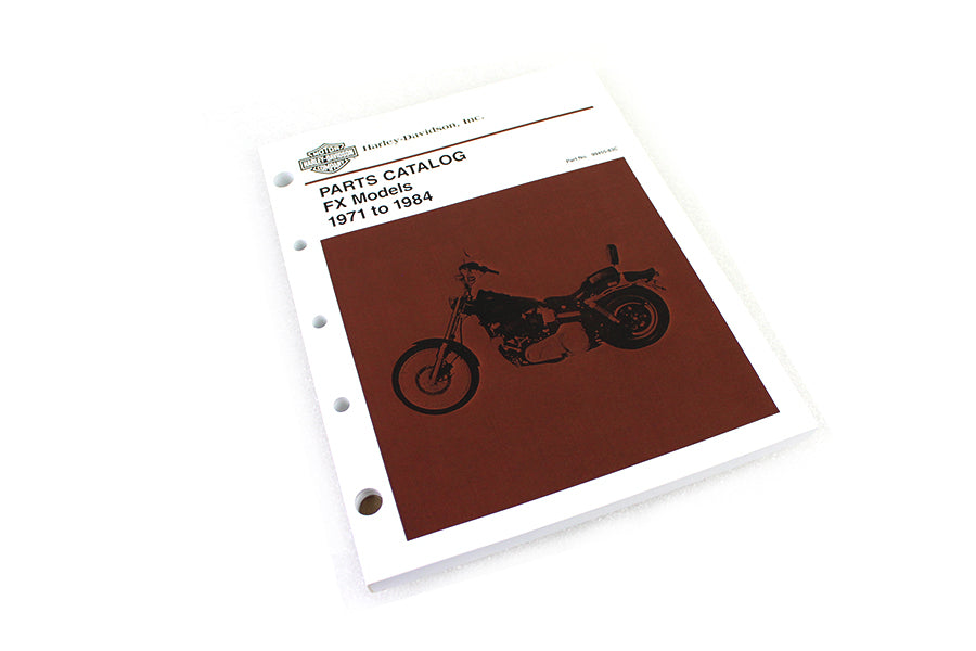 HARLEY OE 1971-1984 FX Teilehandbuch Passt für 1971-1984 FX,