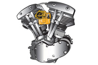 HARLEY Flatside Shovelhead Patch-Set Passt 0-  Alle, Modelle
