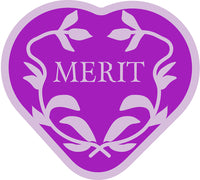 HARLEY Purple Heart Merit Aufnäher-Set Passend für 0- Alle Modelle