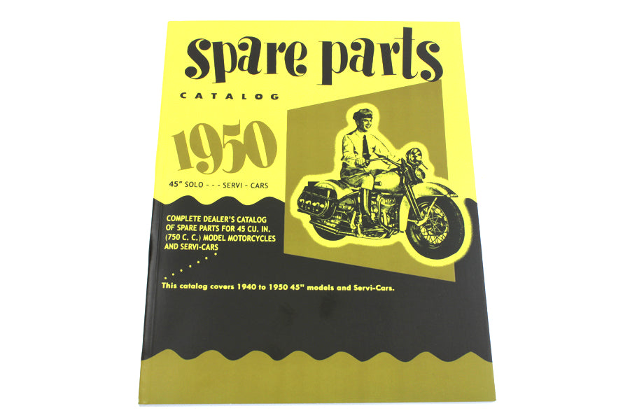 HARLEY WL/G 1940-1952 Spare Parts Book fits 1940-1952 WL,