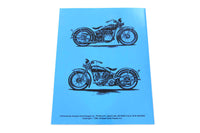 HARLEY Factory Service Bulletin for 1930-1940 Big Twins fits 1930-1936 VL,  1936-1940 EL,