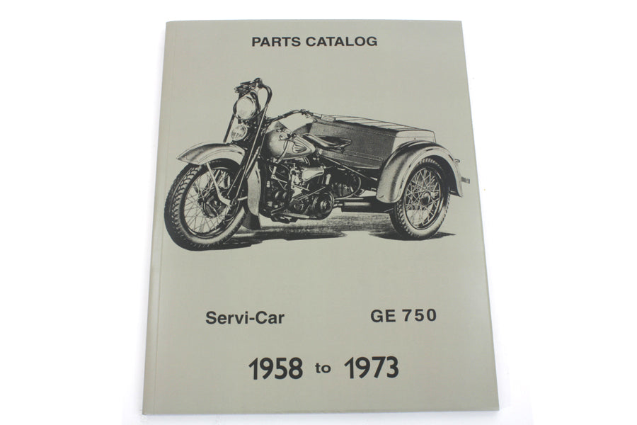 HARLEY Servi-Car 1958-1973 Ersatzteilkatalog Passend für 1958-1973 G,