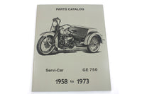 HARLEY Servi-Car 1958-1973 Ersatzteilkatalog Passend für 1958-1973 G,