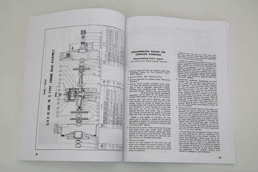 HARLEY Factory Service Manual for 1948-1957 Panhead and Rigid fits 1948-1957 FL,