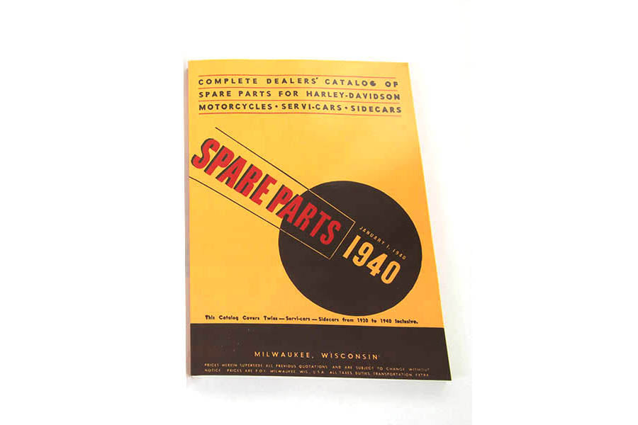 HARLEY 1930-1940 Big Twin Ersatzteilkatalog Passend für 1930-1936 VL, 1936-1940 EL, 1936-1940 UL, 1936