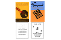 HARLEY Ersatzteilbuch-Set für 1936-40 Passend für 0- Alle, 1930-40 Big Twins 1936-1940 UL, 1936-1940 EL