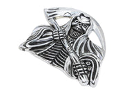 HARLEY Pewter Grim Reaper with Sickle Emblem fits 0-  All,