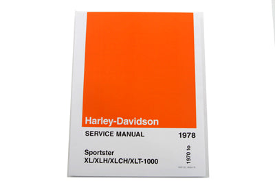 HARLEY OE Factory Service Manual for 1970-1978 XL fits 1970-1978 XL,