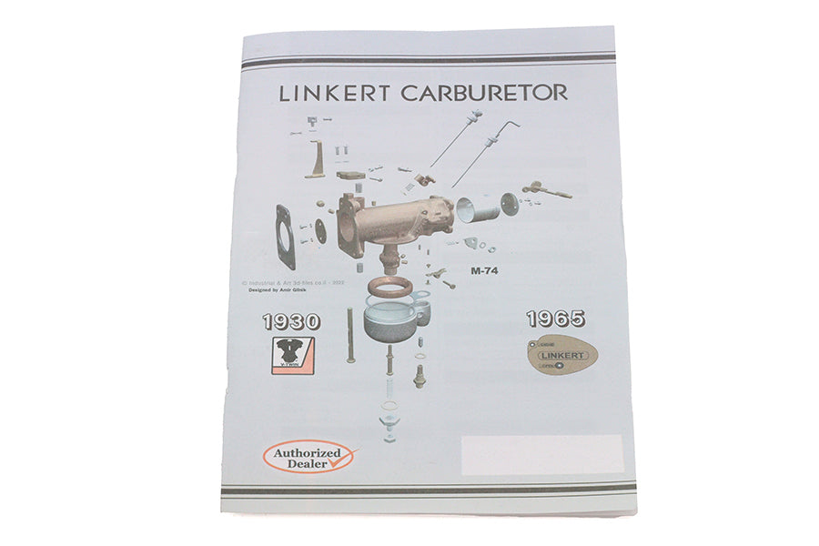 HARLEY 1930-1965 Linkert Vergaser Teilekatalog Passend für 1930-1965 FL,