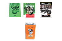 HARLEY Knucklehead Service- und Teilebuch-Set Passend für 1940-1956 FL, 1936-1947 EL, 1937-1948 UL,