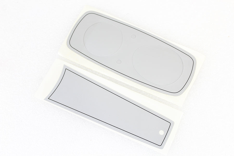 HARLEY FXR Armaturenbrett-Aufklebersatz Silber Passend für 1982-1994 FXR, 1982-1994 FXR,