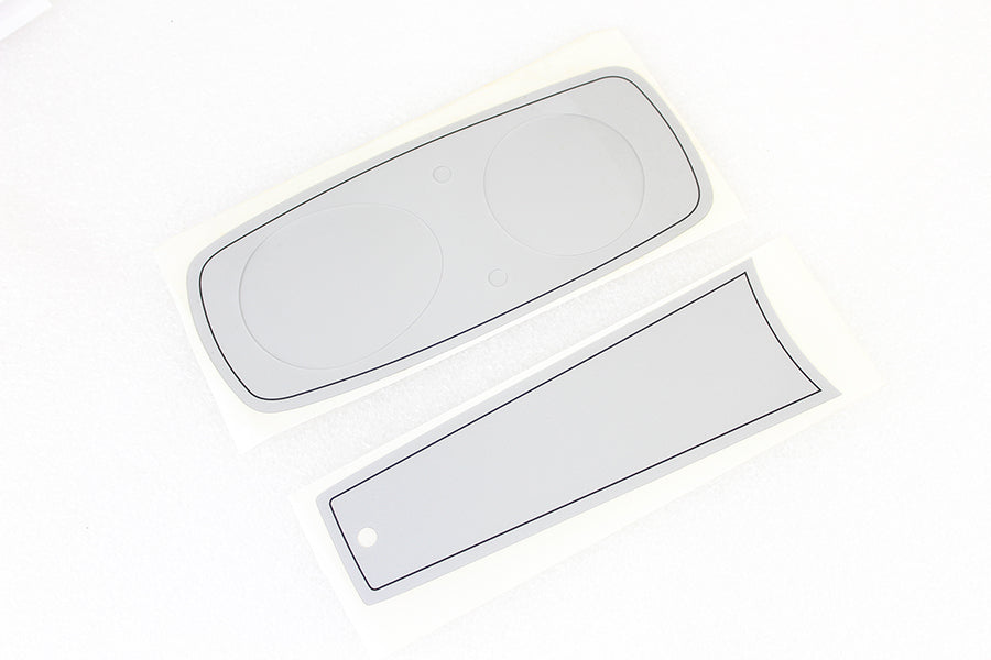 HARLEY FXR Armaturenbrett-Aufklebersatz Silber Passend für 1982-1994 FXR, 1982-1994 FXR,