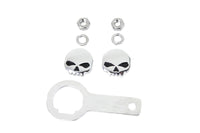 HARLEY Skull License Plate Bolt Kit fits 0-  Custom, application