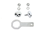 HARLEY Skull License Plate Bolt Kit fits 0-  Custom, application