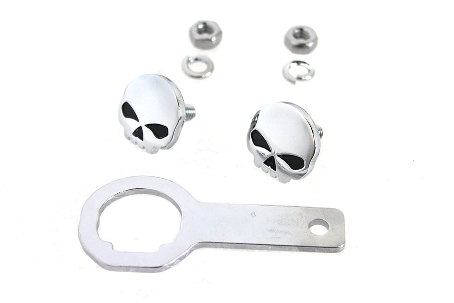 HARLEY Skull License Plate Bolt Kit fits 0-  Custom, application