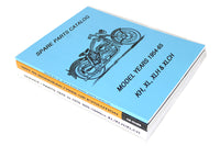 HARLEY Parts & Service Manual Set for Sportsters fits 1957-1978 XL,  1957-1978 XLCH,