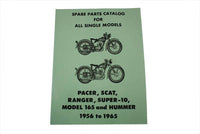HARLEY Hummer Ersatzteilkatalog für 1956-1965 Passend für Hummer von 1956-1965,