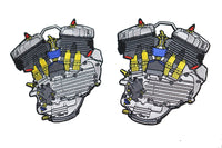 HARLEY 45 Motor Patch Set Passend 0-  Alle, Modelle