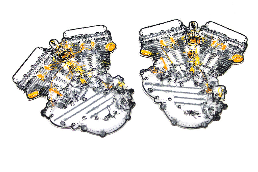 HARLEY Panhead Motor Patch Set Passend für 0- Alle Modelle
